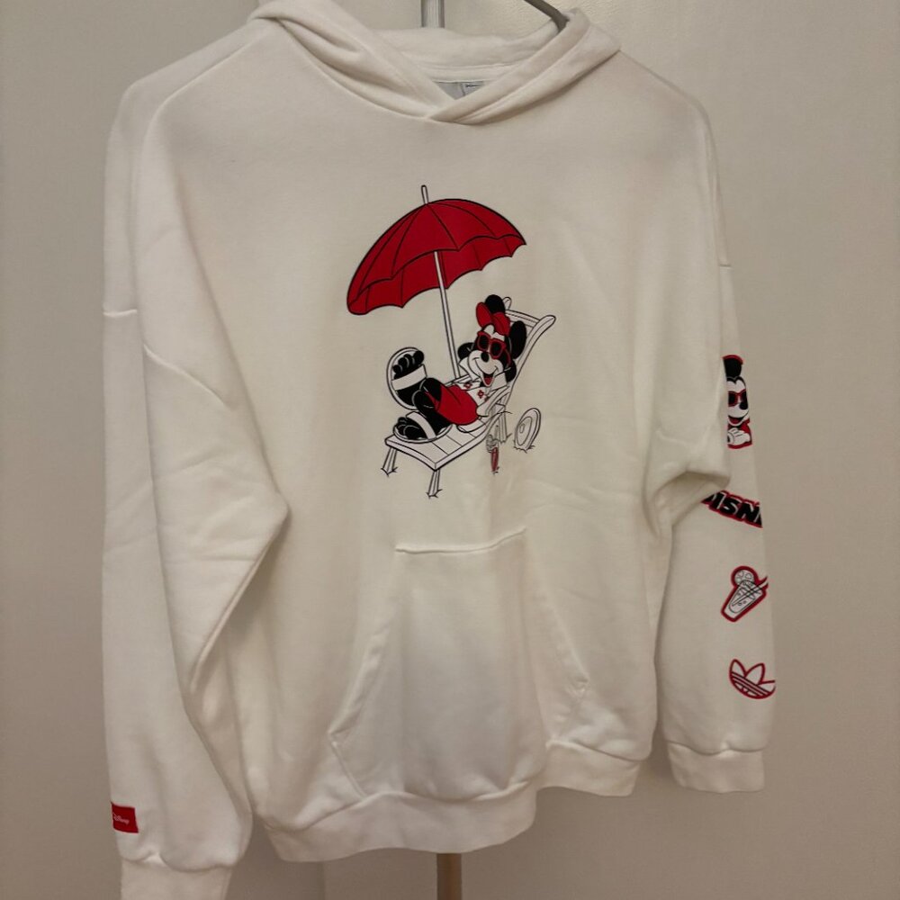 Adidas x Disney Mickey & Friends Kids Hoodie  (HF7578) Size Medium Disney Parks